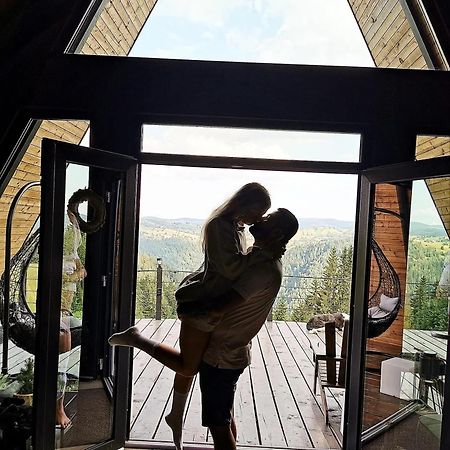Nordik Cabin - Aframe With 2 Bedrooms Mărişel Eksteriør bilde