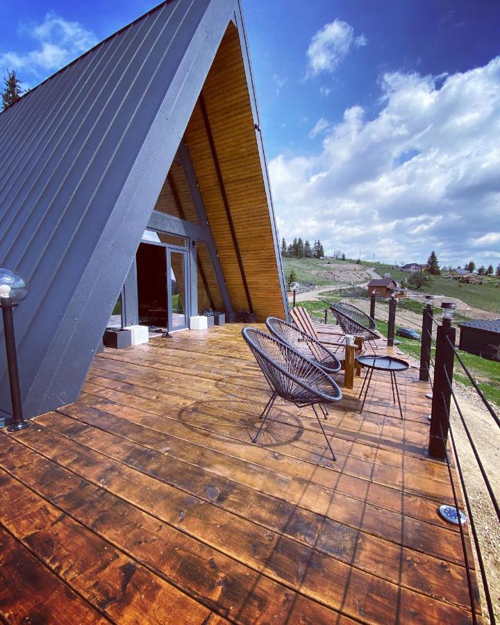 Nordik Cabin - Aframe With 2 Bedrooms Mărişel Eksteriør bilde