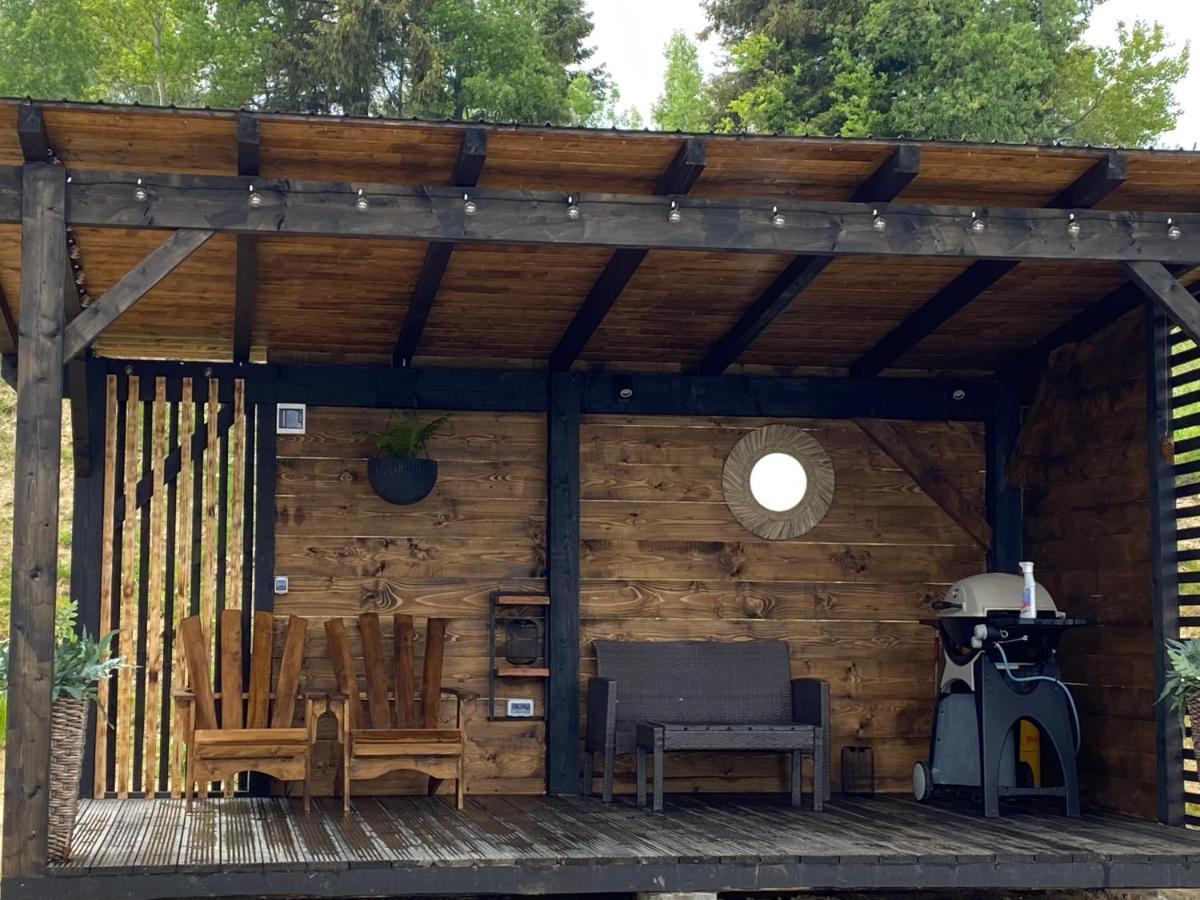 Nordik Cabin - Aframe With 2 Bedrooms Mărişel Eksteriør bilde